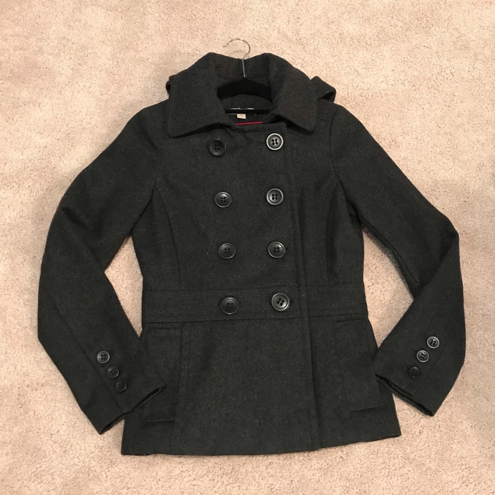 Hooded Pea Coat